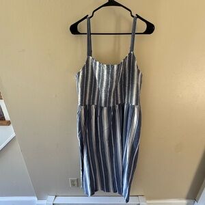 Old Navy Navy and White Plaid Cami